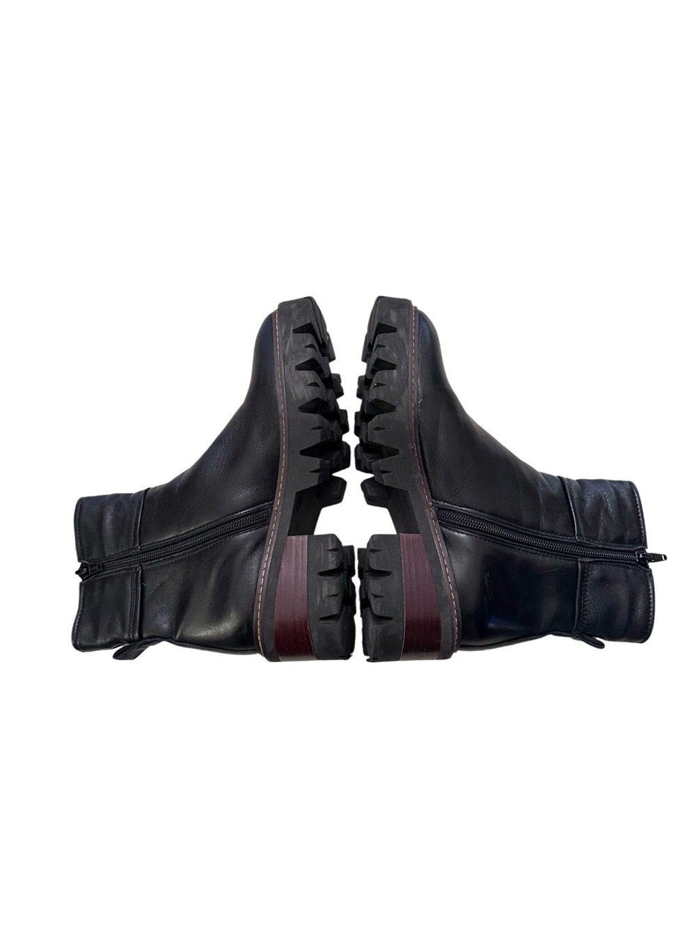 Sesto Meucci Malia Lug Zip Boots in Black size 6 - Picture 5 of 11